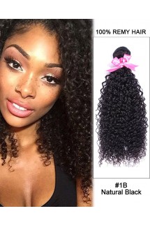 14” #1B Natural Black Kinky Curly Weave 100% Remy Hair Human Hair Extensions 14” #1B Natural Black Kinky Curly Weave 100% Remy Hair Human Hair Extensions